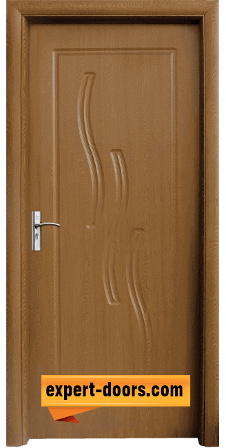 Интериорна врата модел 014-P, цвят Златен дъб